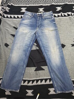 Golden Goose Men's loose fit medium wash CNY jeans size 29